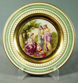 Royal Vienna Plate Titled "The Decoration Of Cupid"