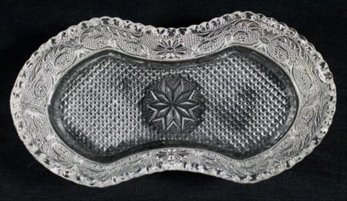 Duncan & Miller -Sandwich Clear Pattern Celery Dish