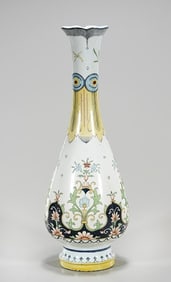 Asian Enameled Porcelain Vase