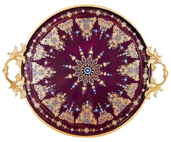 Bronze Mounted Porcelain Tray