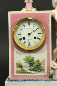 Porcelain Figural Clock