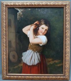 Framed O/C Of A Young Girl