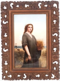 K.P.M (Royal Berlin) Porcelain Plaque Of Ruth