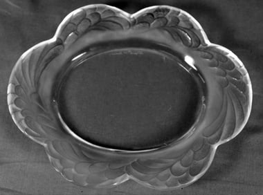 Lalique Clear And Frosted Glass Tableware