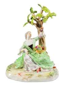 Late 19Th Century Meissen Porcelain Figure