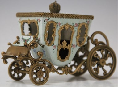 Early Austrian Enameled Carriage