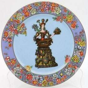 Rosenthal Versace "Summer" Porcelain Charger