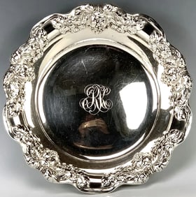 Gorham Sterling Silver Victorian Bowl with Grapes