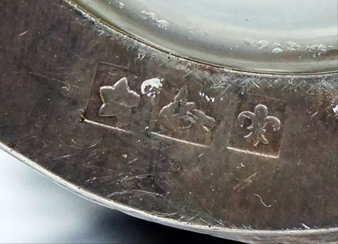 Silverplate Decorated Bottle - 5