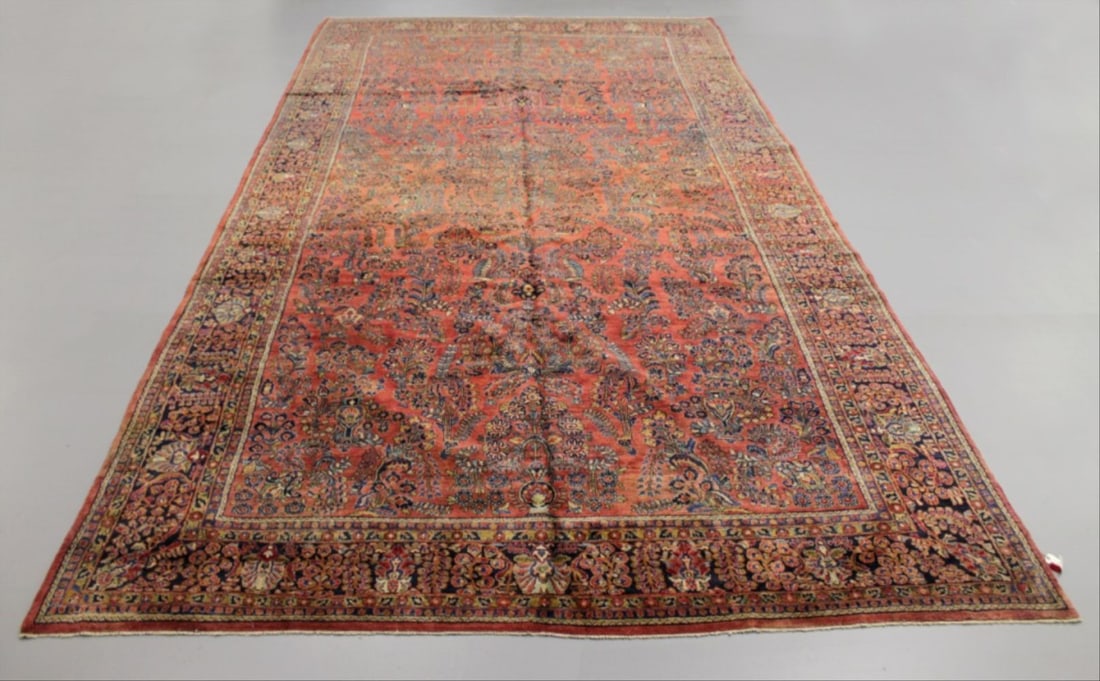 Antique Sarouk Wool Rug (1 of 8)