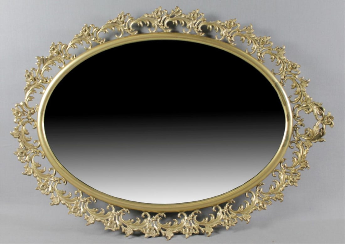 Bronze Ornate Mirror (1 of 2)