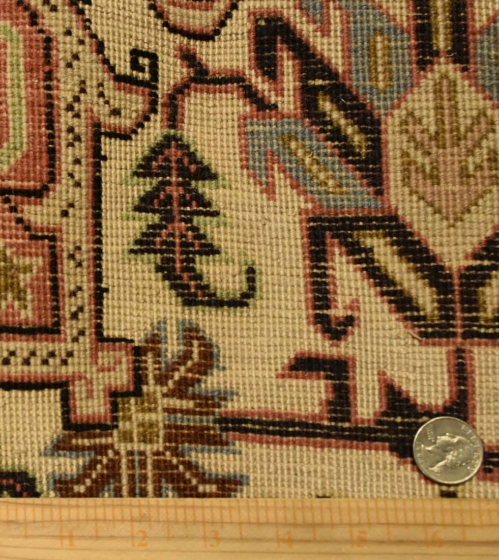 Ardebil Wool Silk Rug - 4