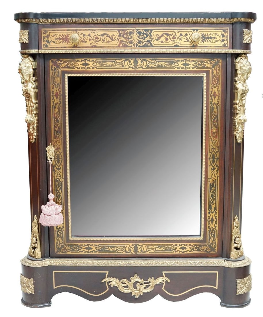 French Marquetry And Bronze Mounted Display (1 of 6)