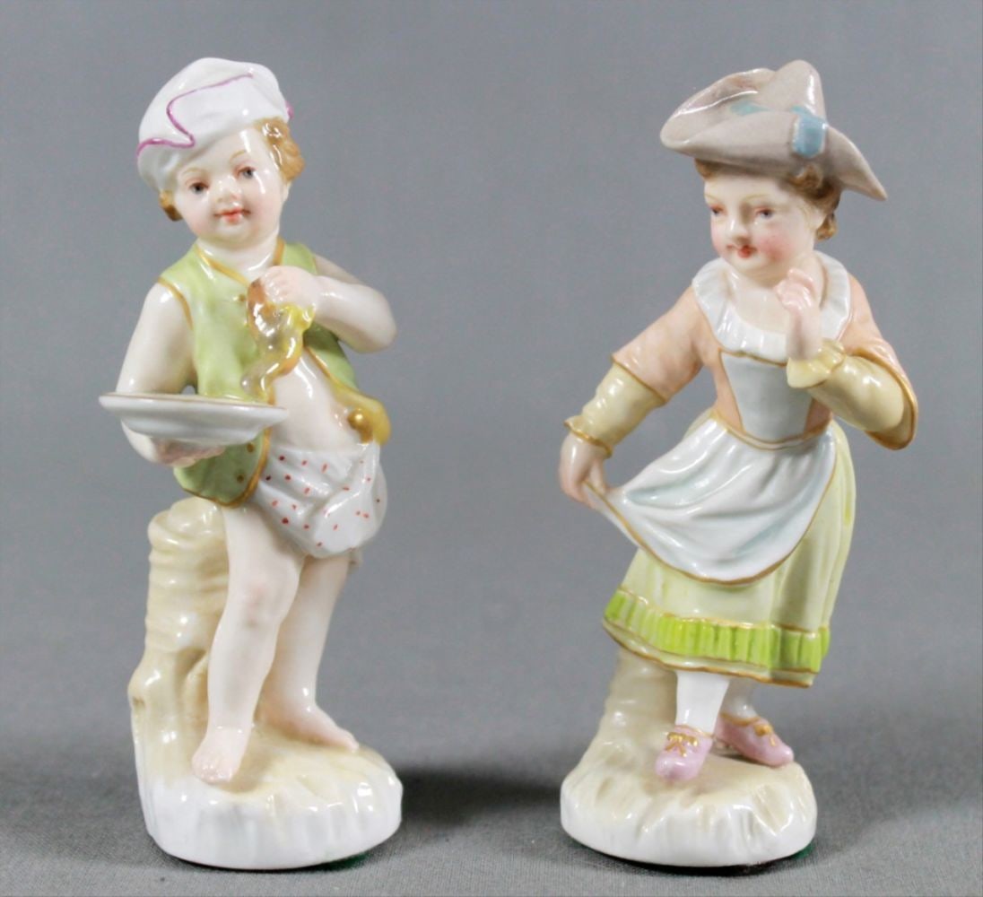 Pair Of Kpm Figures: Pair Of Kpm Figures. Measures H 3 1/2" KPM is an acronym for K????????????????????????????????????????????????????????????????nigliche Porzellan-Manufaktur Berlin, which translates to ????????????????