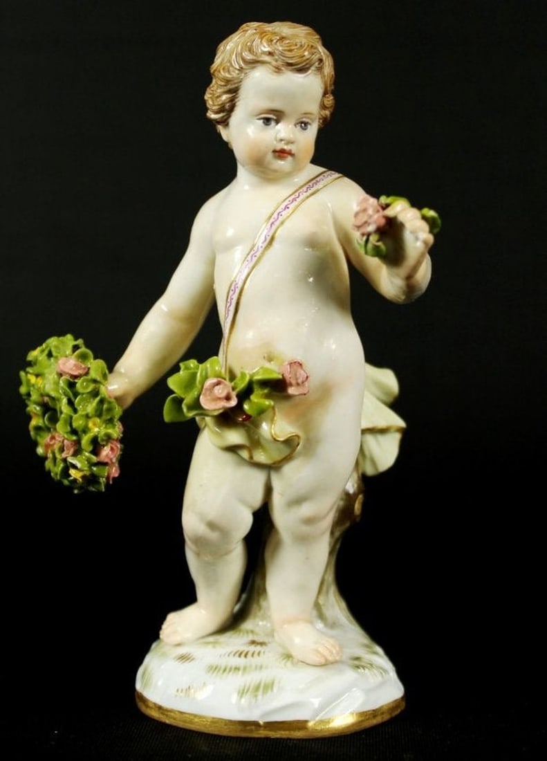 19Th C. Meissen Porcelain Figurine (1 of 4)