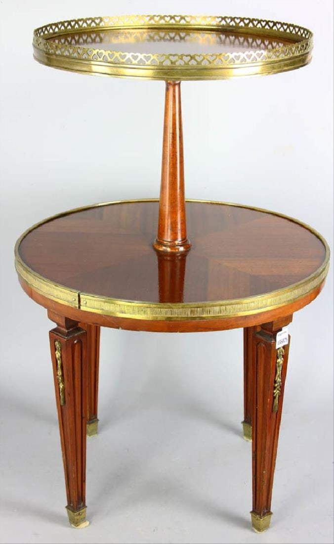 French Regency Two Tier Side Table (1 of 5)