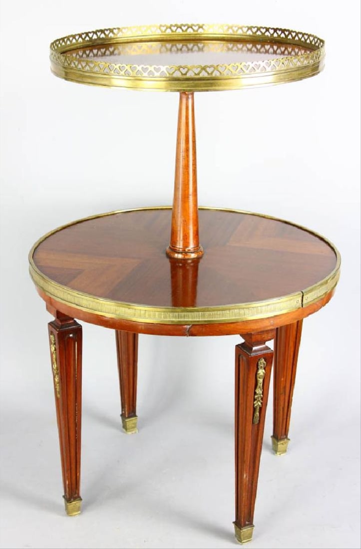 French Regency Two Tier Side Table - 2