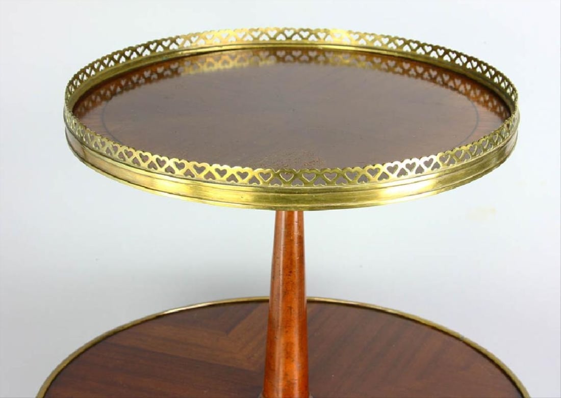 French Regency Two Tier Side Table - 3