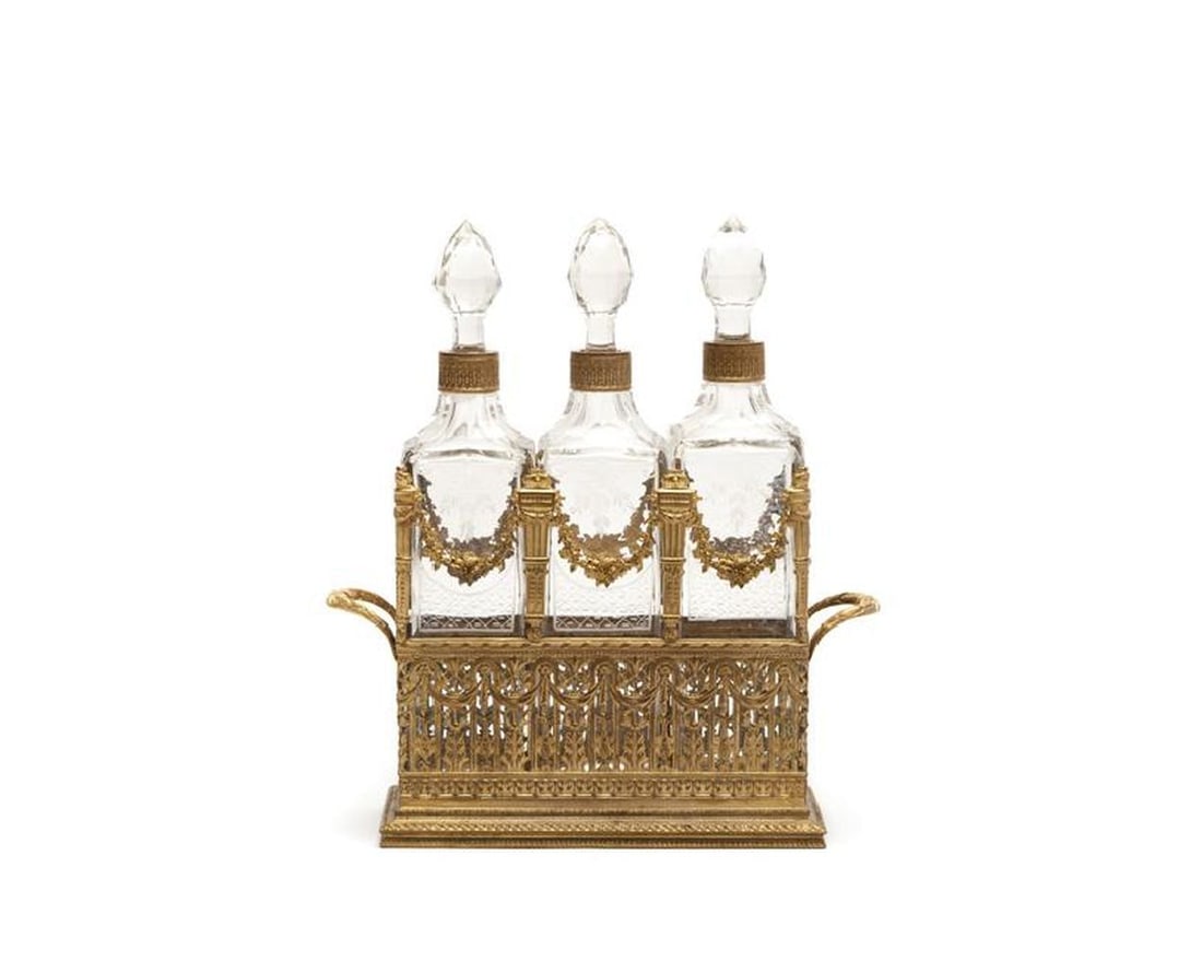 Late 19Th Century French Gilt Bronze Decanter (1 of 3)