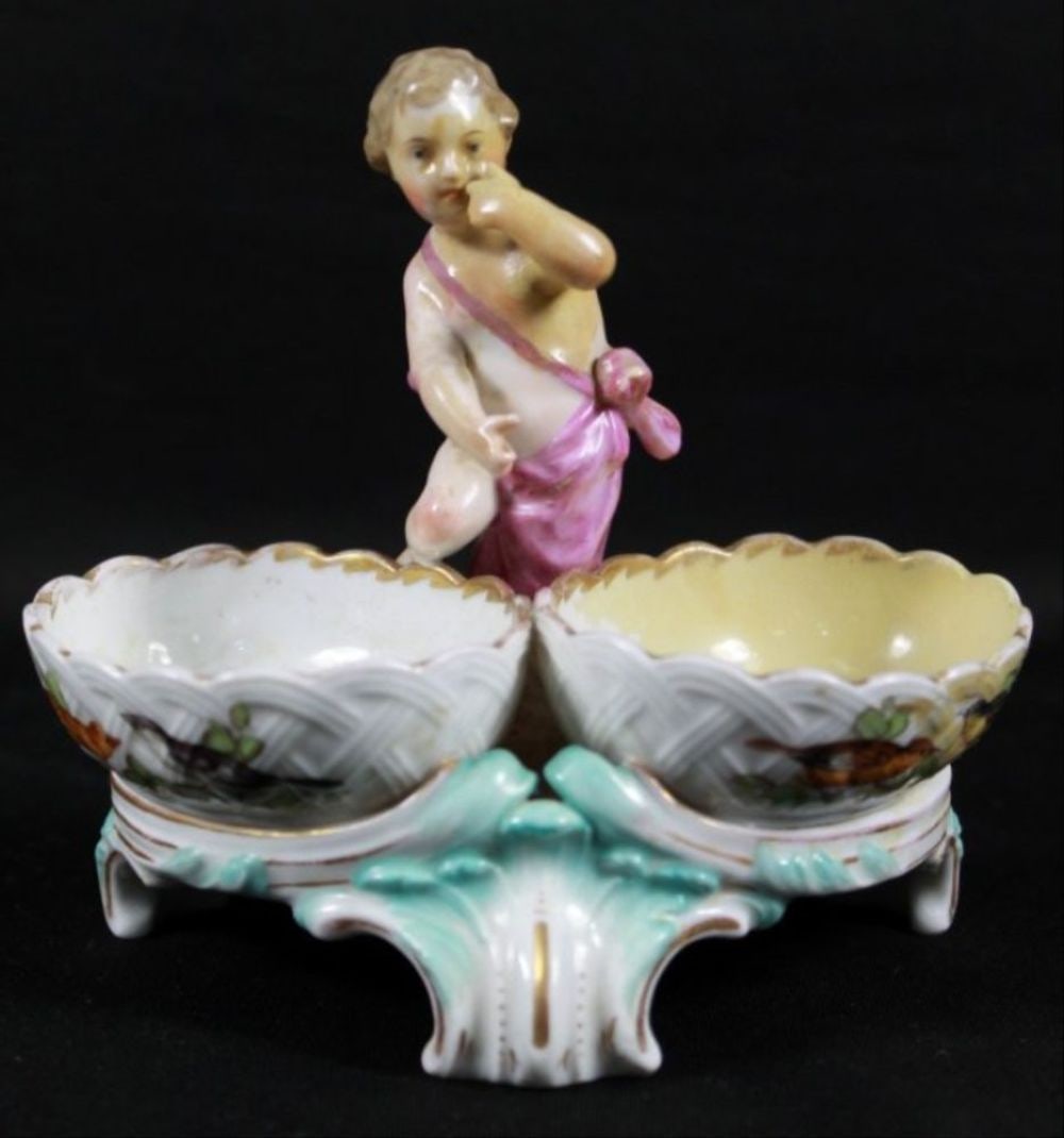 Meissen Style Porcelain Figural Salts (1 of 5)
