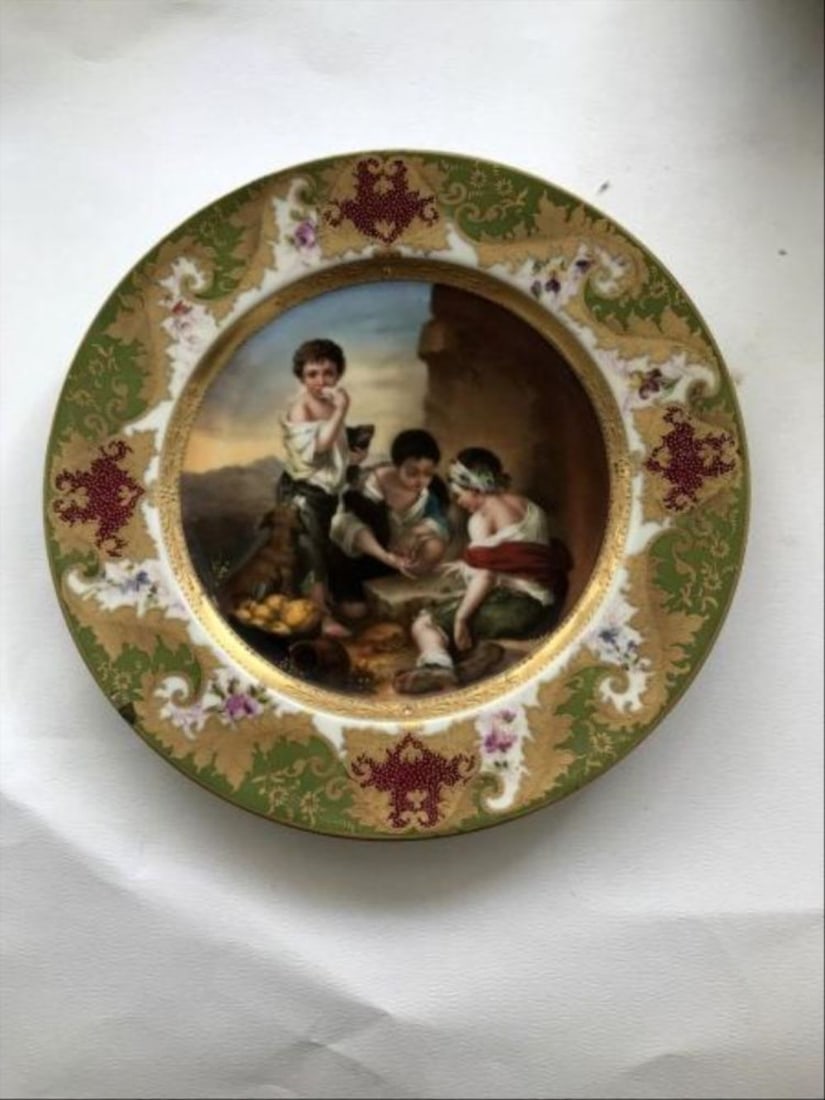 Royal Vienna Austria Signed Cabinet Plate Title Of (1 of 6)