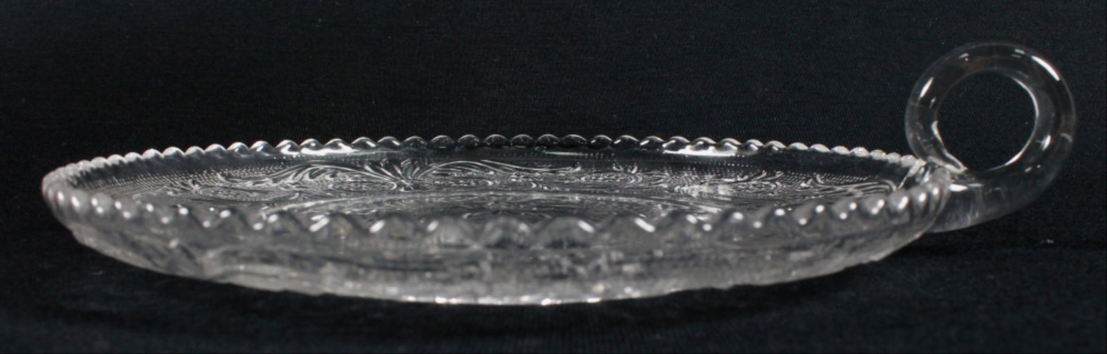 Duncan & Miller -Sandwich Clear Pattern Cake Platter (1 of 6)