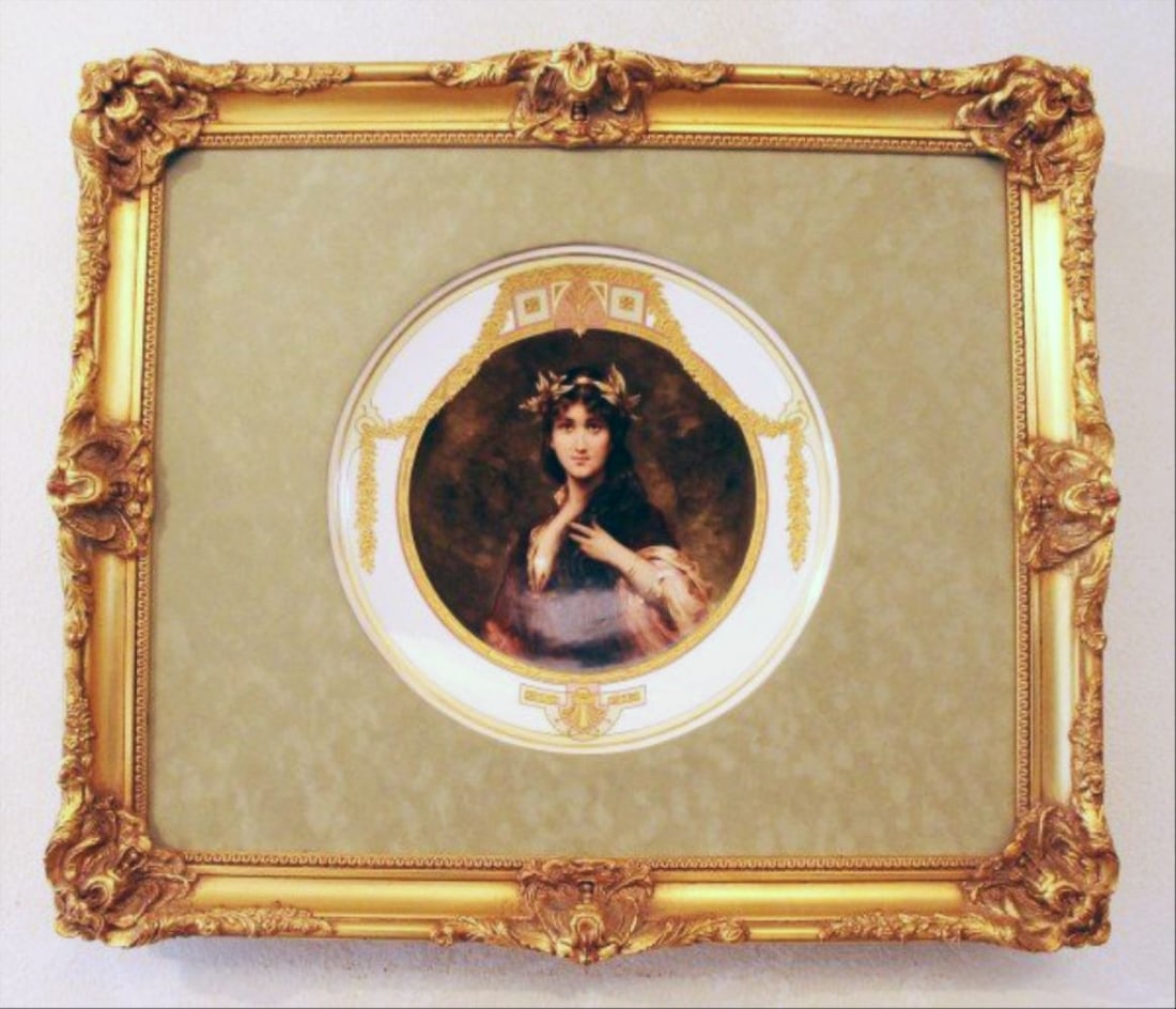 Berlin Kpm Art Noveau Plaque (1 of 2)