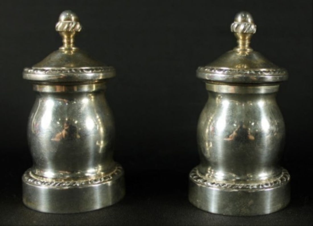 Pair Of Sterling Silver Salts (1 of 3)