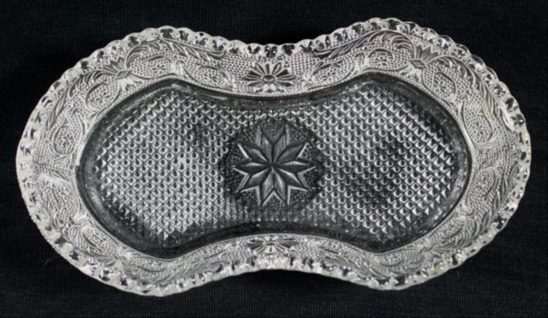 Duncan & Miller -Sandwich Clear Pattern Celery Dish (1 of 3)