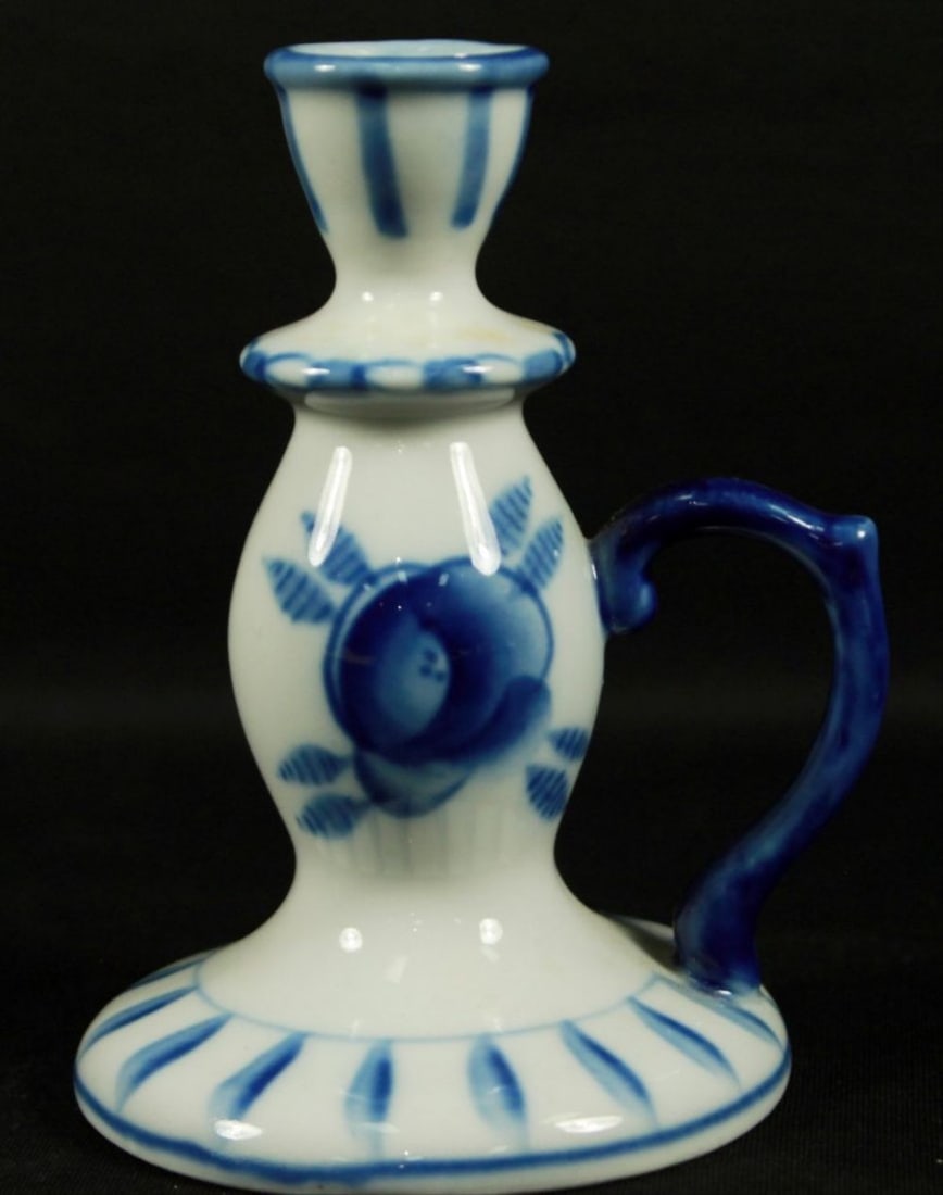 Russian Porcelain Candle Holder (1 of 2)