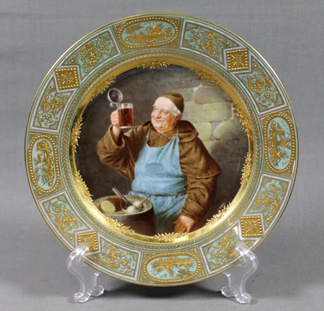 Royal Vienna Porcelain Cabinet Pate Signed (1 of 4)