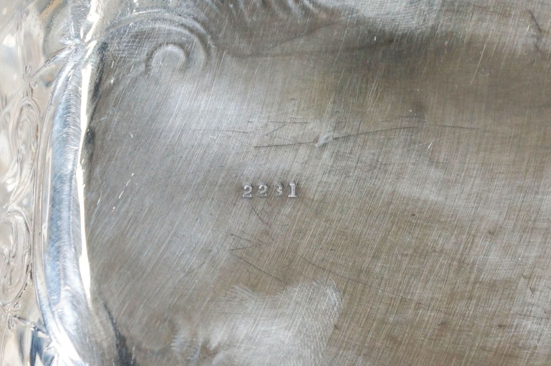 Pierced Sterling Dish - 4