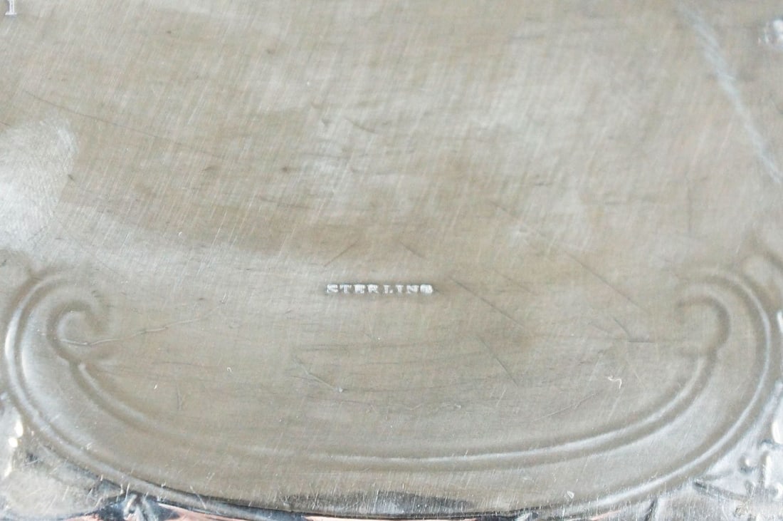 Pierced Sterling Dish - 5