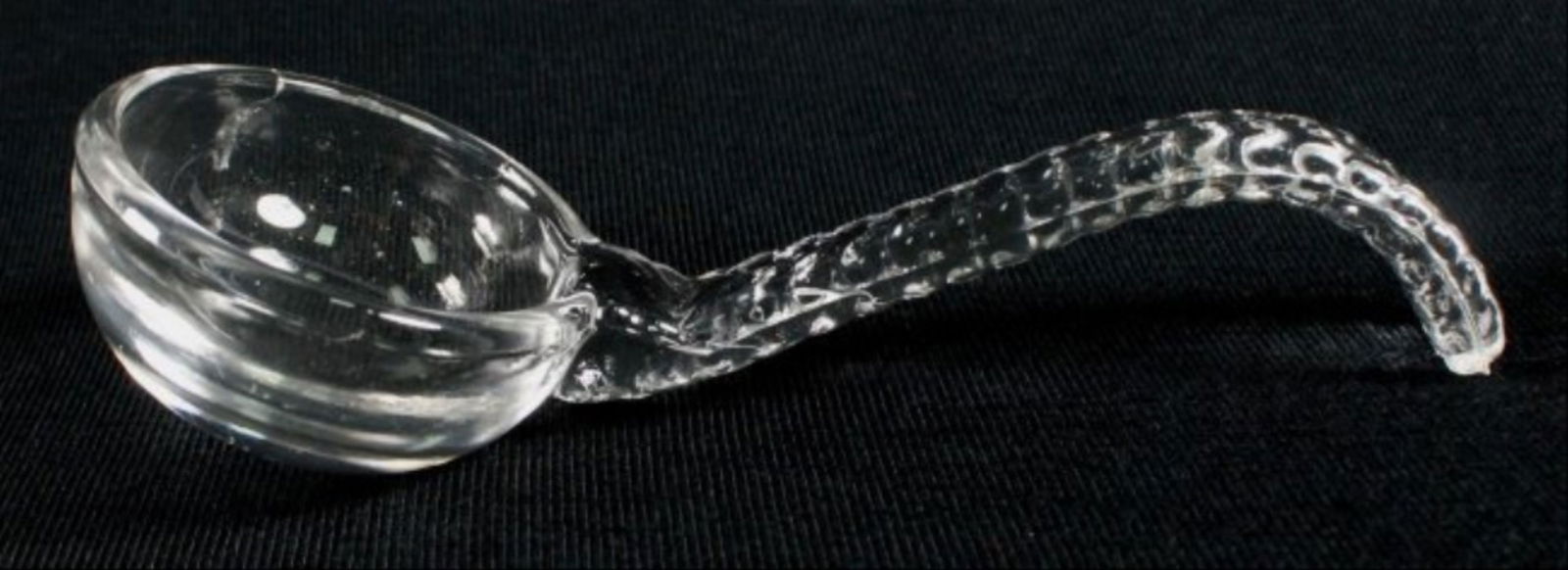 Duncan & Miller -Sandwich Clear Pattern Spoons: Measures 4 1/2" X 1 3/4"