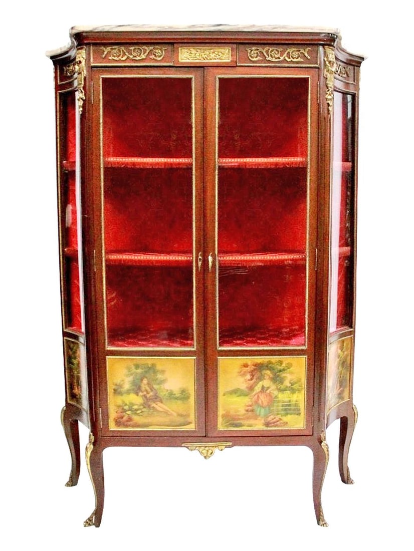 French Verne Martin Style Vitrine Cabinet (1 of 8)