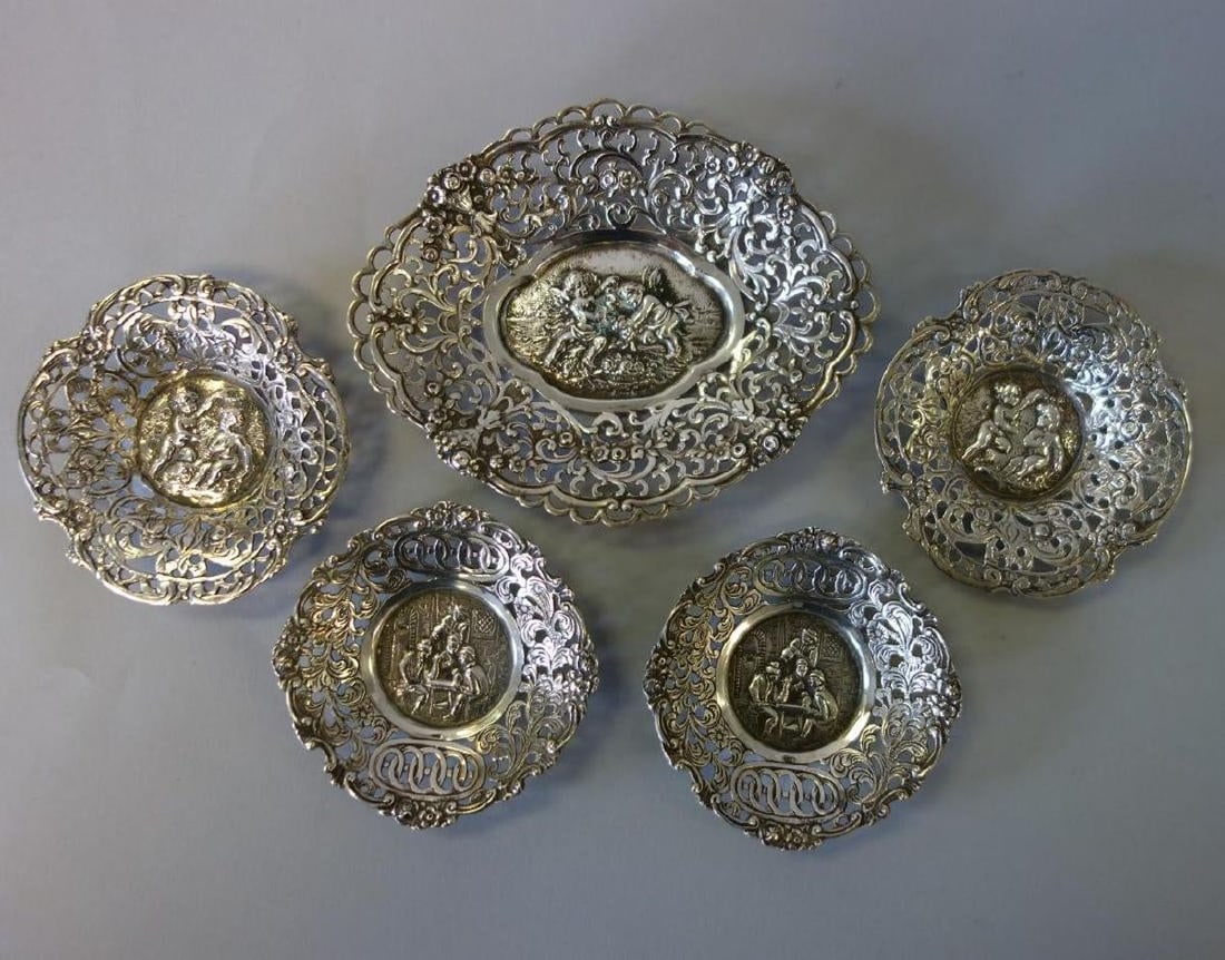 Continental Silver Nut / Candy Dishes (1 of 3)