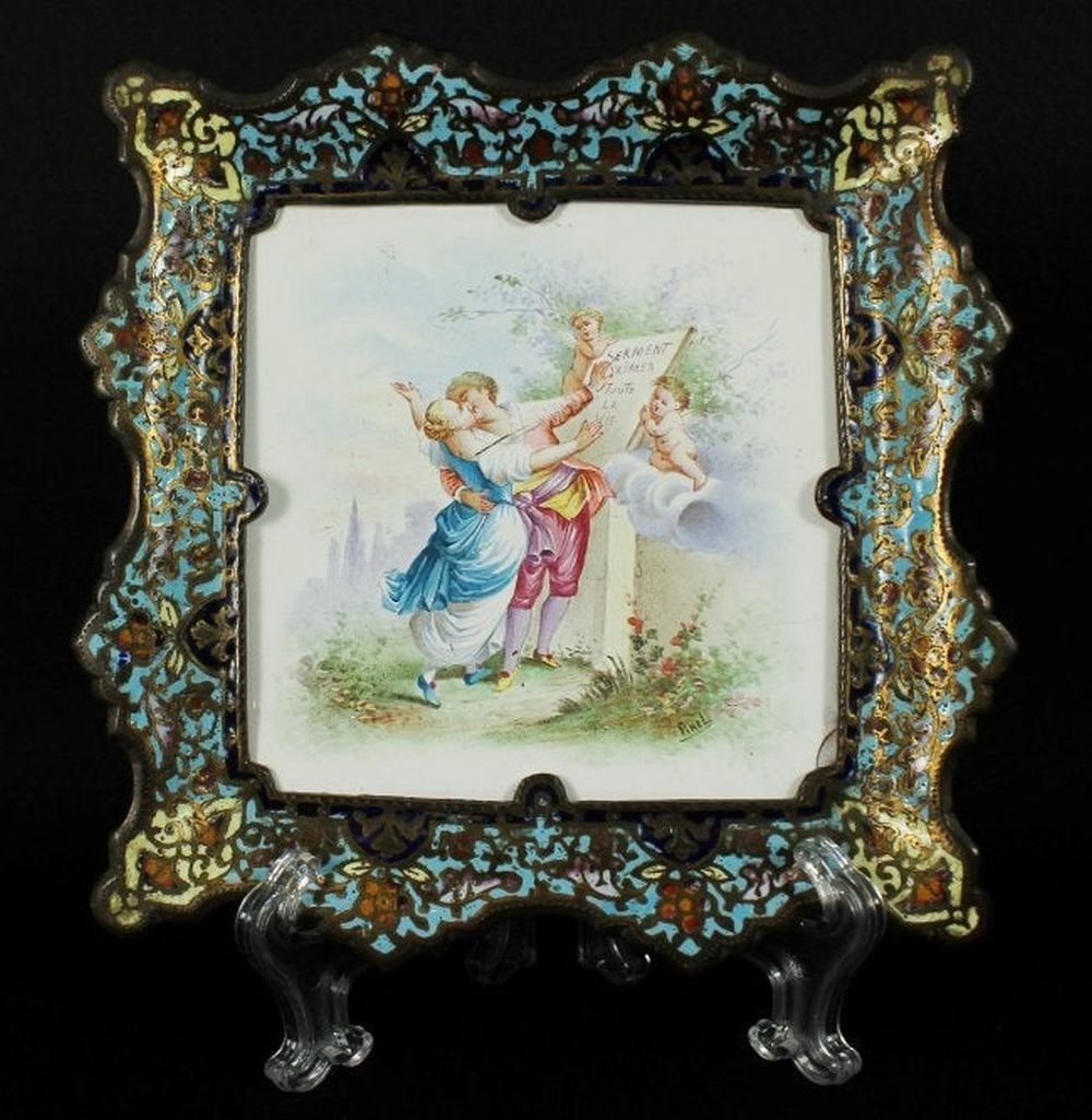 French Enamel Ring Tray C 1890 (1 of 4)