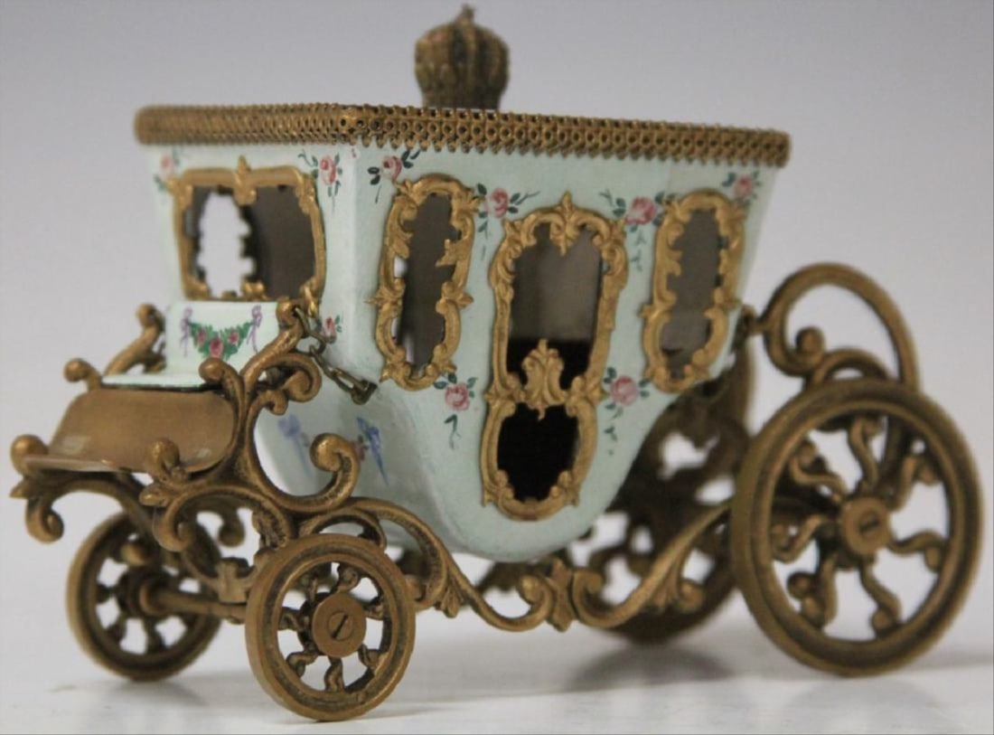 Early Austrian Enameled Carriage (1 of 4)