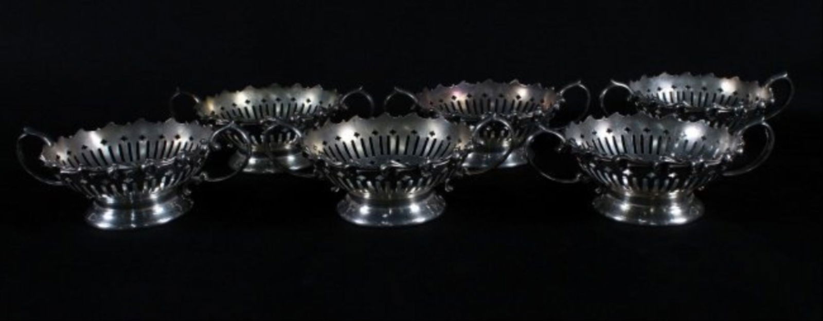 Set Of 6 Sterling Silver Ramekin Holder (1 of 5)