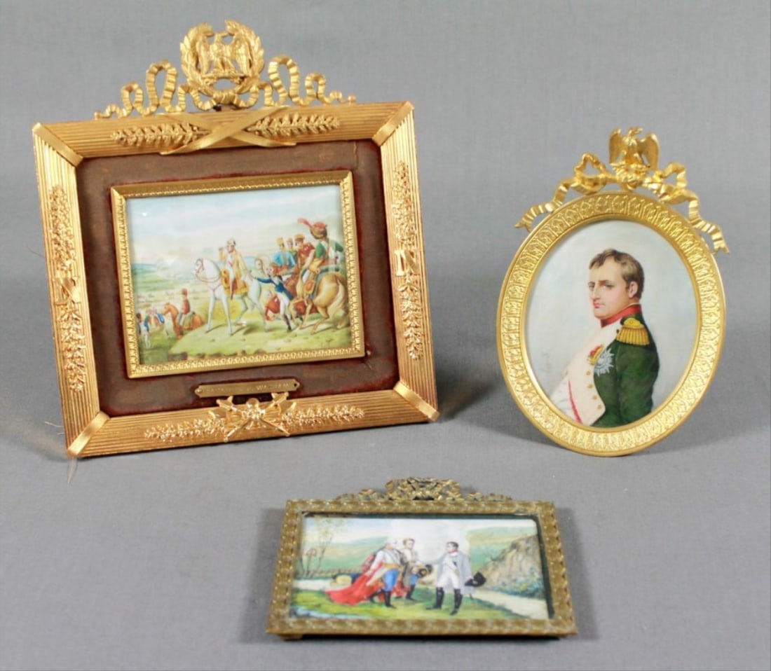 Three Portrait Miniatures Of Napoleon First Quarter (1 of 7)