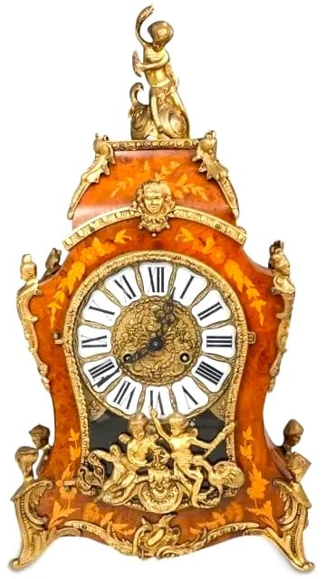 Boulle Style German FHS Mantel Clock (1 of 10)