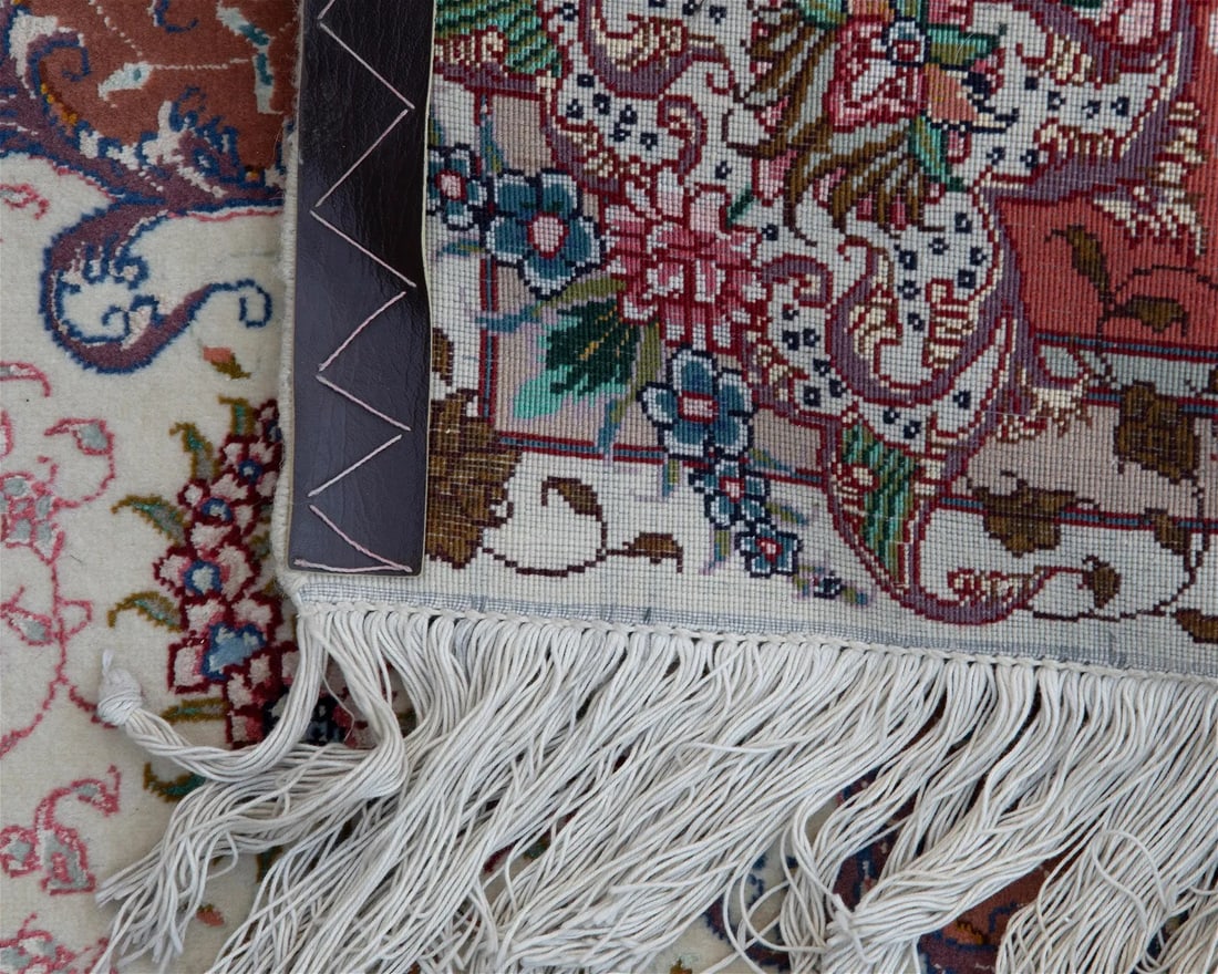 Pair of Antique 20th C. Handmade Persian Tabriz Area Rugs (1 of 5)