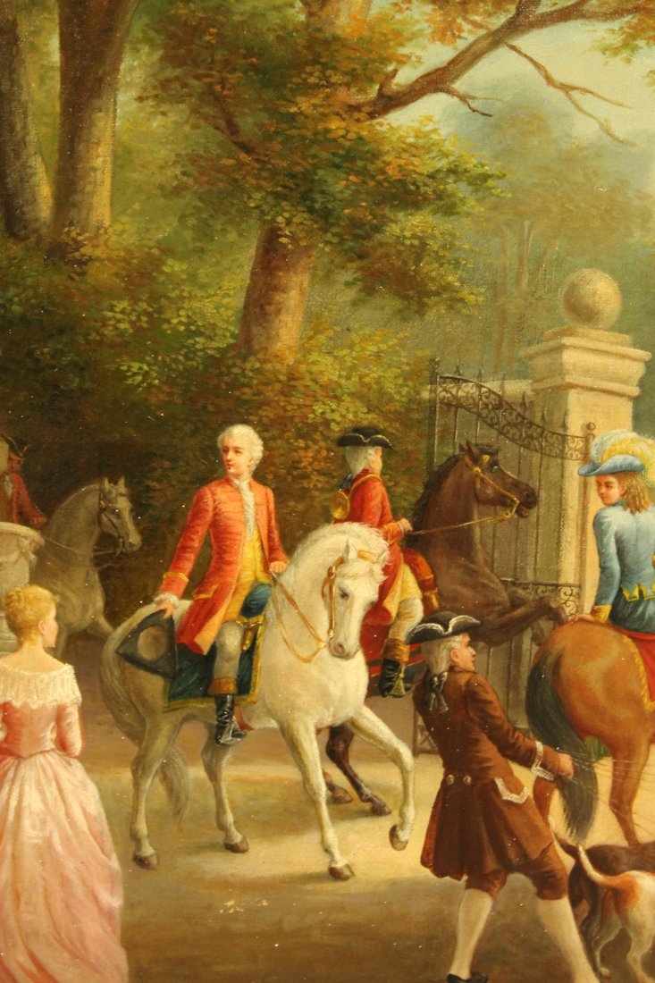 19TH C. PAINTING SIGNED G. GENGOULT - 2