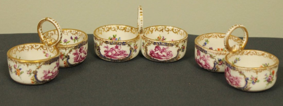 19TH C. MEISSEN SALT AND PEPPERS