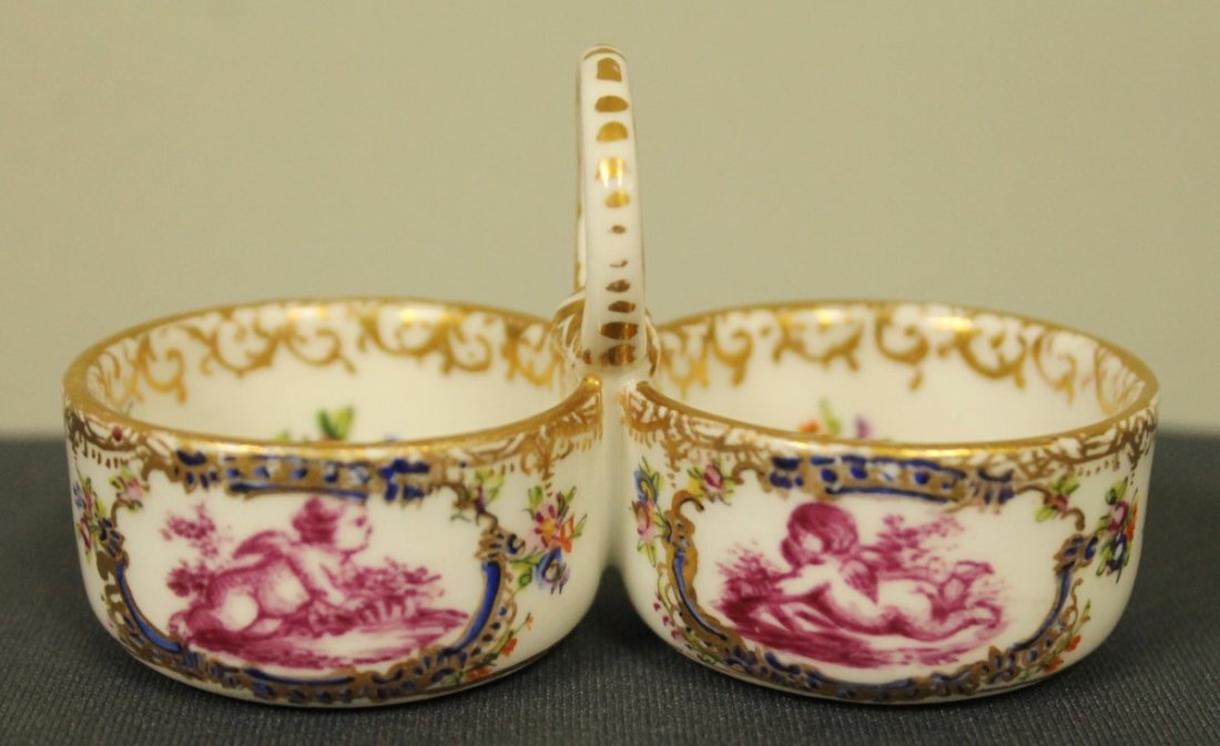 19TH C. MEISSEN SALT AND PEPPERS - 2