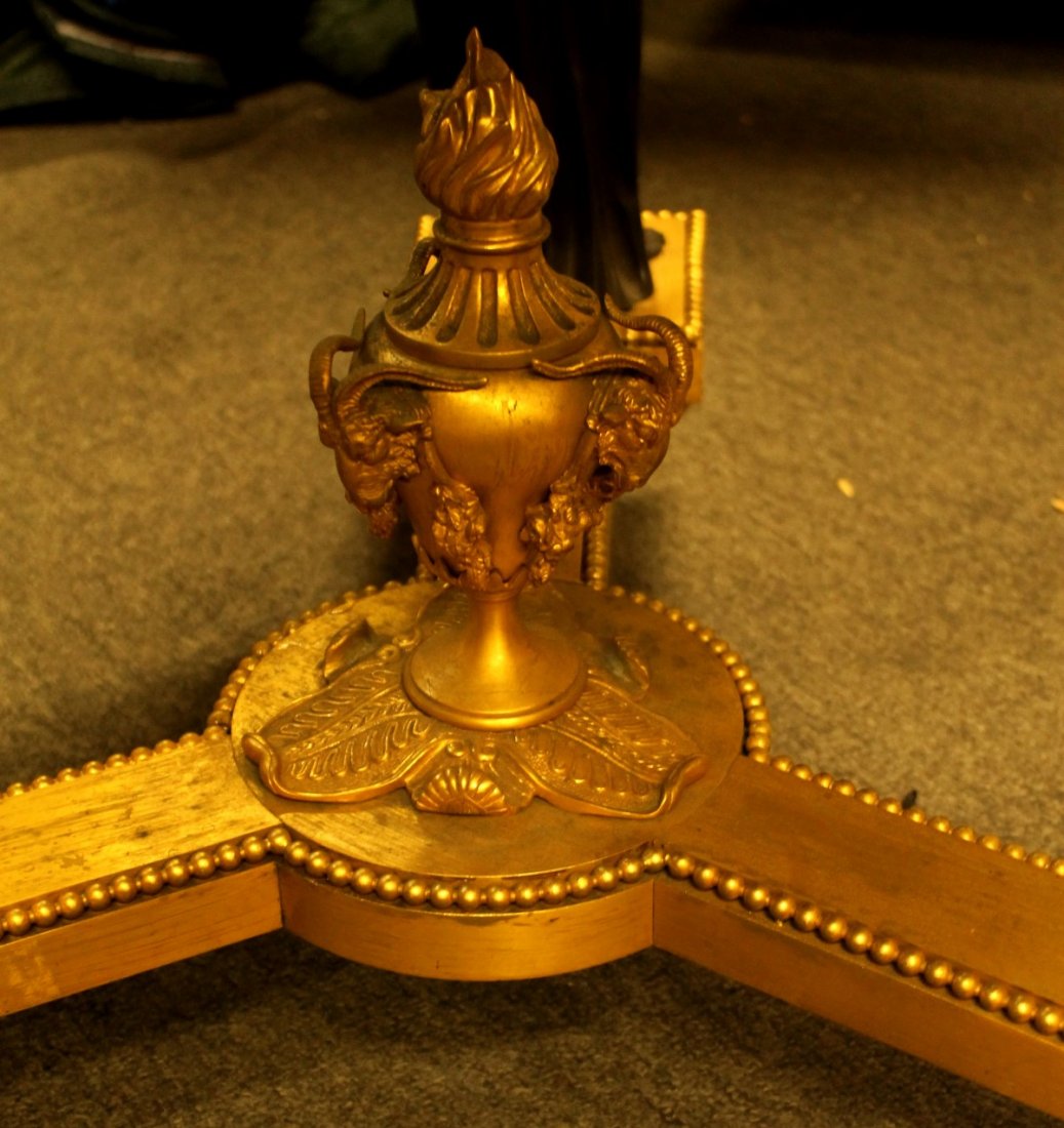 EMPIRE STYLE GILT BRONZE TABLE - 4