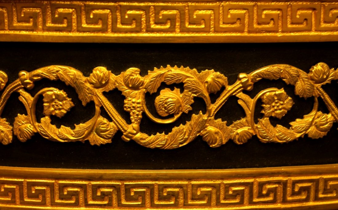 EMPIRE STYLE GILT BRONZE TABLE - 5