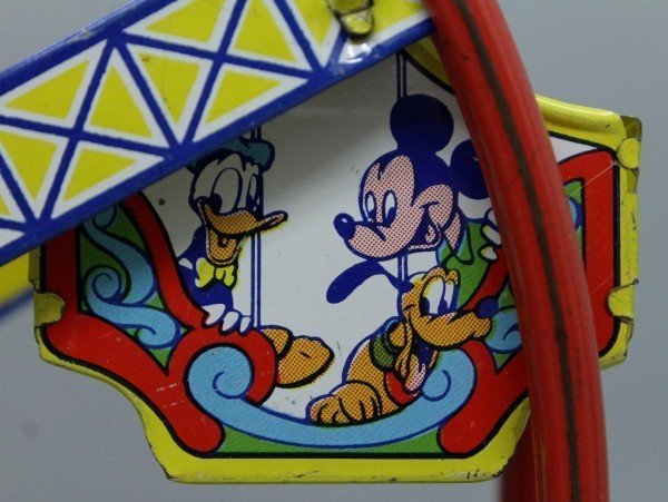 TOY FERRIS WHEEL WITH MICKEY MOUSE AND DONALD DUCK IN C - 3