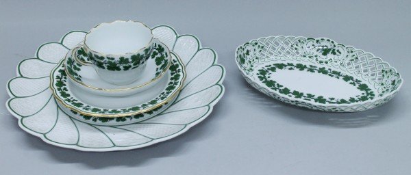 Assorted Meissen Dinner Pieces