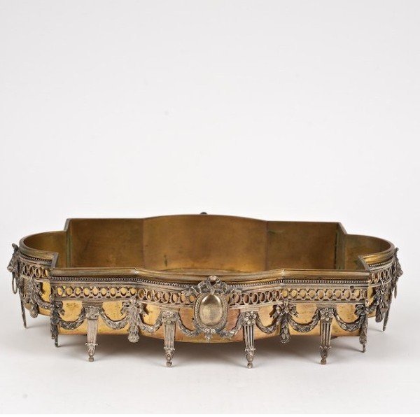 Continental Neo-Classical Silver And Bronze Jardi